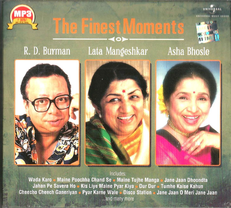 The Finest Moments R.D.Burmman-Lata-Asha Bhosle / 3 CD SET / MP3