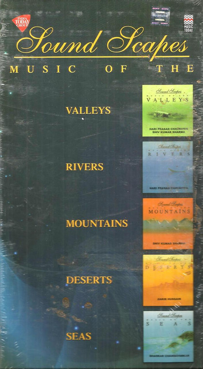 Sounds Scapes Music Of The Valleys,Rivers,Mountans,Deserts,Seas / 5 CD SET