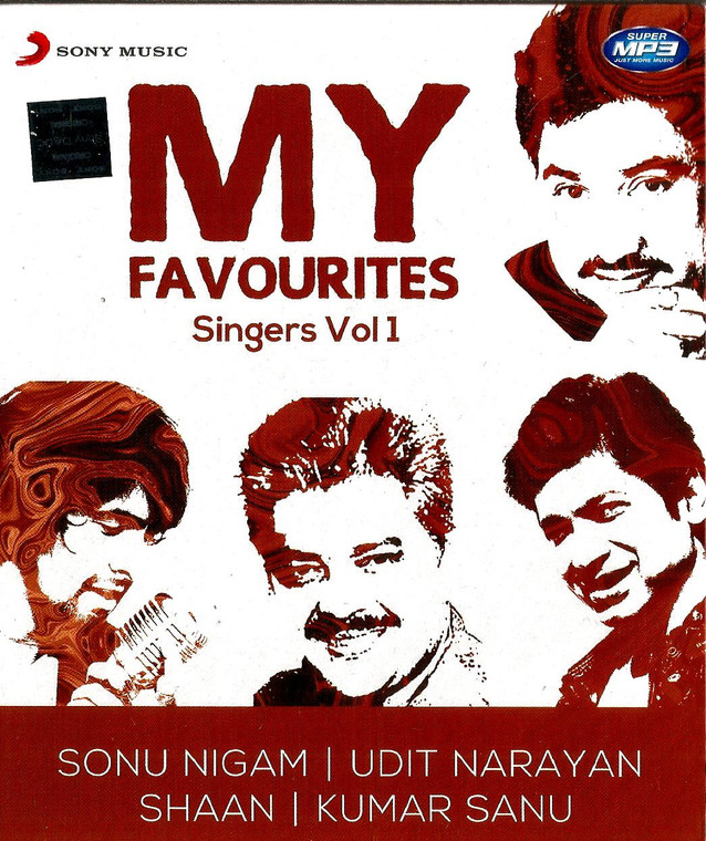 My Favourites Singers Vol 1 Sonu Nigam / Udot Narayan / Shaan / Kumar Sanu / MP3