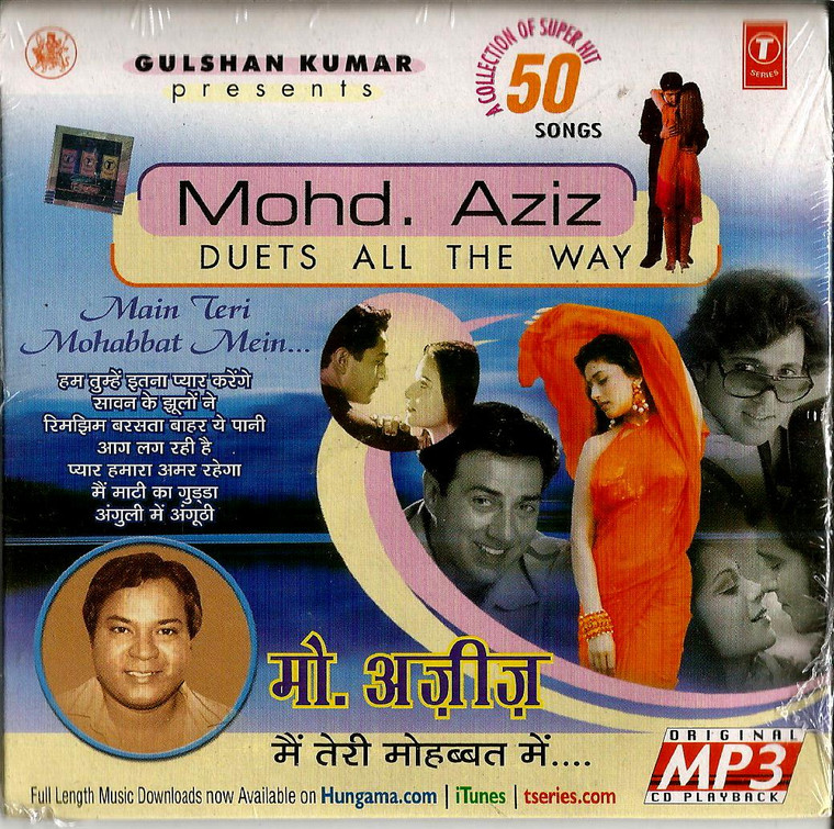 Mohd.Aziz-Main Teri Mohabbat Mein -Duets All The Way / 50 Songs
