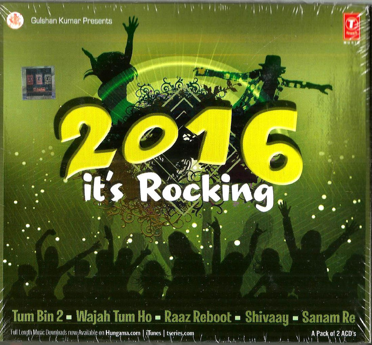 2016 its Rocking / 2 CD SET -Tum Bin2,Wajah Tum Ho,Raaz Reboot,Shivaag,Sanam Re 