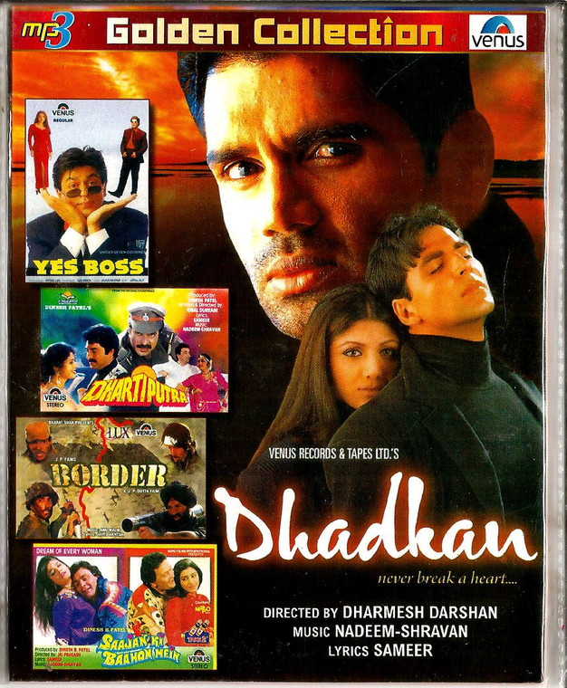 Golden Callection  Dhadkan,Yes Boss,Dhartiputra,Border,Saajan Ki Baahon Mein / MP3