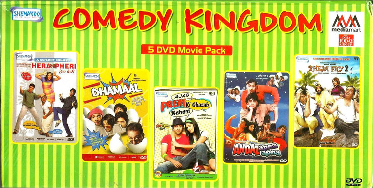 Comedy Kingdom-Hera Pheri / Dhamaal / Ajab Prem Ki Ghajab Kahani / Andaz Apna Apna  / Bheja Fry 2 