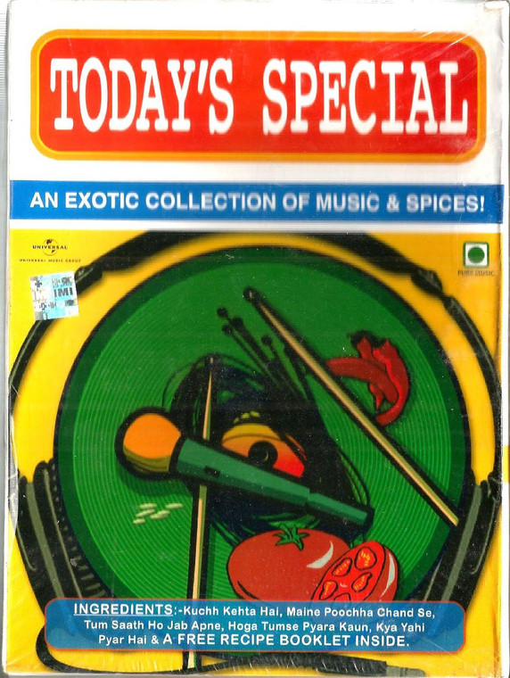 Today's Special An Exotic Collection Of Music & Spices 2 CD SET