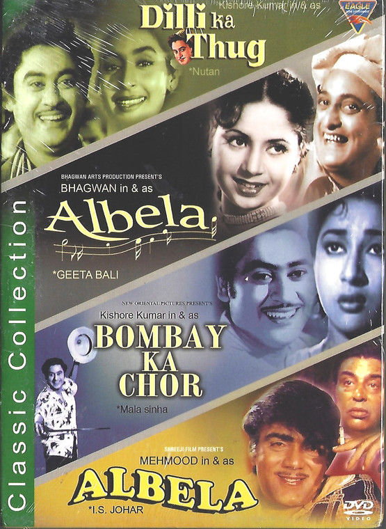 Classic Collection-Dilli Ka Thug,Albela,Bombay Ka Chor, Albela ( 4 DVD SET )