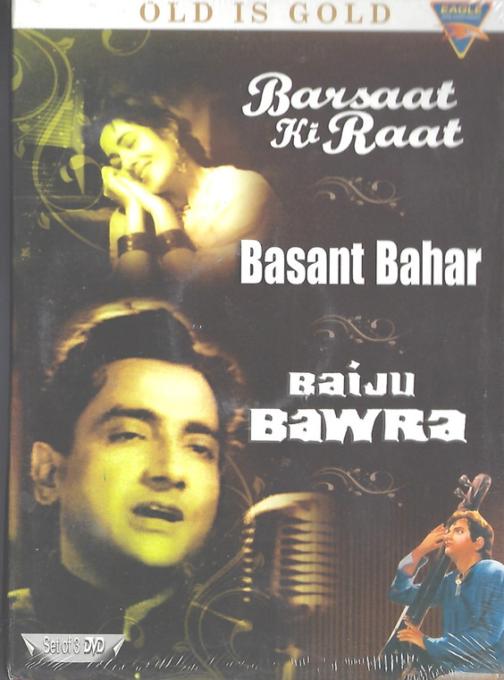 Old Is Gold- Barsaat Ki Raat,Basant Bahar,Baiju Bawra (3DVD SET)