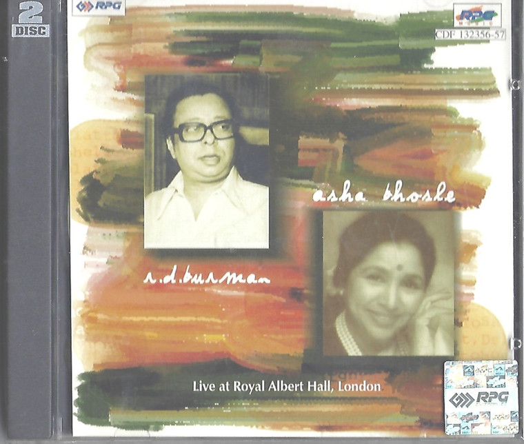 Asha Bhosle With R.D.Burman LIve Royal Albert Hall London / 2 CD SET / Made In UK