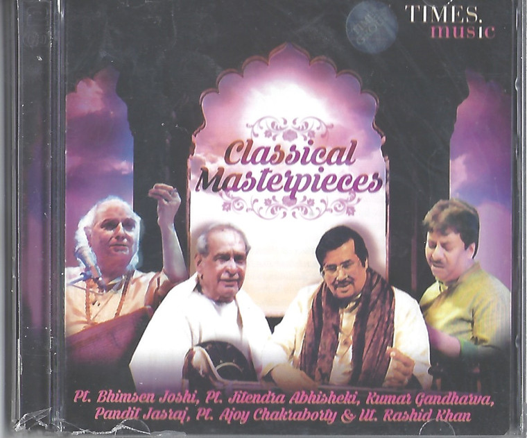 Classical Masterpieces Feat: Pt. Bhimsen Joshi, Ut. Rashid Khan, Pt. Jasraj, Jitendra Abhisheki, Kumar Gandharva, Pt. Ajoy Chakraborty / Hindustani Classical Vocal) 2CD SET Times Music