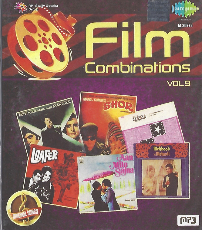 Film Combinations Vol 9-Mehboob Ki Mehndi,Aan Milo Sajna,Shor , Roti Kapada Aur Makaan,Daag,Loafer