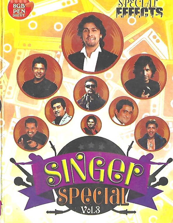 Music Cards  8GB Pen  Singer Special (1150 + Songs)