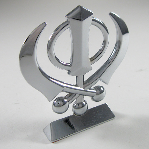 Silver Color Khanda Icon