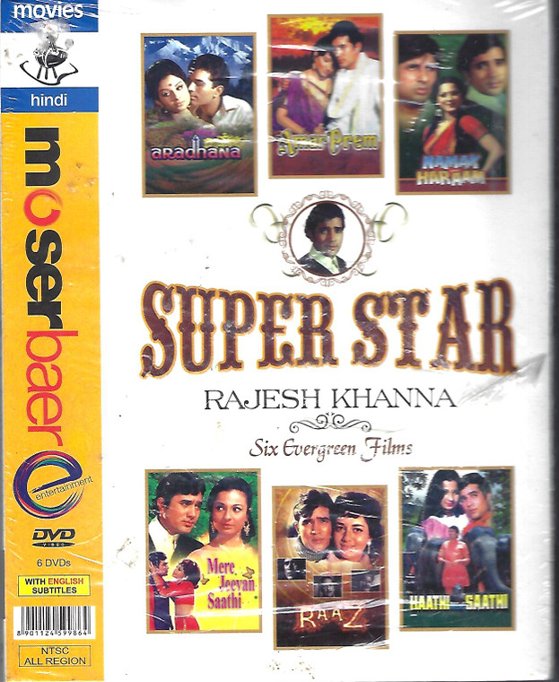 Super Star Rajesh Khanna Aradhana,Amar Prem,Namak Haram,Mere Jeevan Saathi,Raaz,Hatthi Mere Saathi