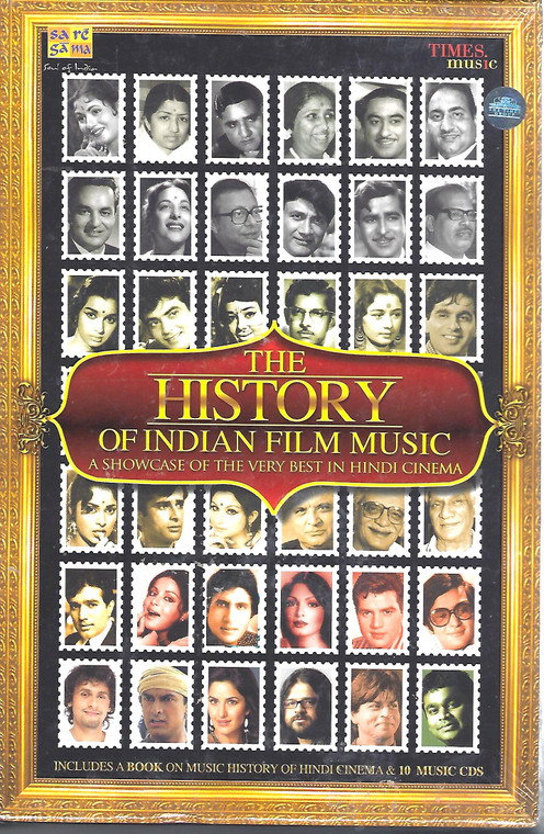 The History Of Indian Film Music  A Showcase of the Very Best in Hindi Cinema Hardcove 10 CD SET