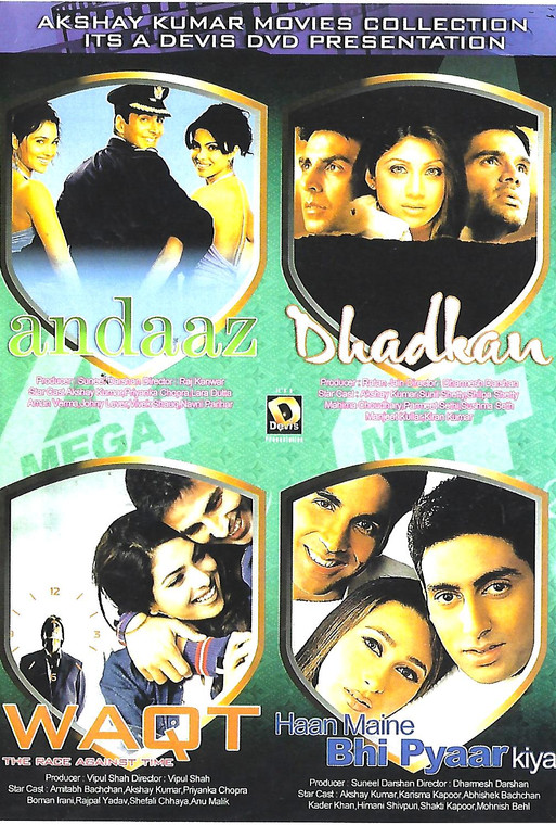Dhadkan,Andaaz,Waqt,Haan Maine Bhi Pyaar Kiya / 4 IN 1