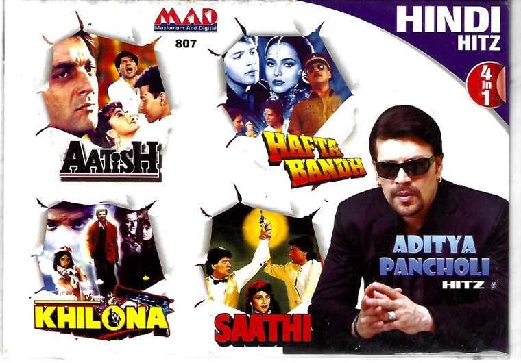 Aditya Pancholi Hitz-Aatish,Hafta Bandh,Khilona,Saathi (4 IN 1 )