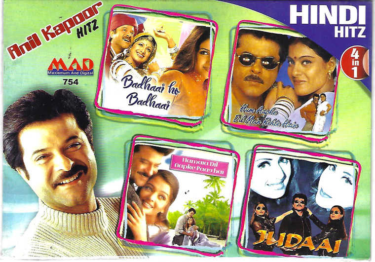 Anil Kapoor Hitz-Badhaai Ho Badhaai,Hum Aapke Dil Mein Rehte Hain,hamara Dil Aapke Paas Hai,Judaai( 4 N 1 )