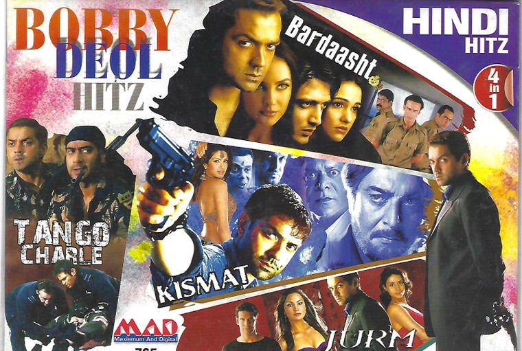 Bobby Deol Hitz-Tango Charle, Kismat,Bardaasht,Jurm( 4 IN 1 )