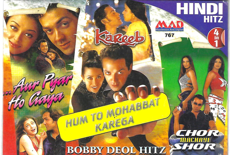 Bobby Deol Hitz-Aur Pyar Ho Gaya,Hum To Mohabbat Karega,Chor machaye Shor ( 4 IN 1 )