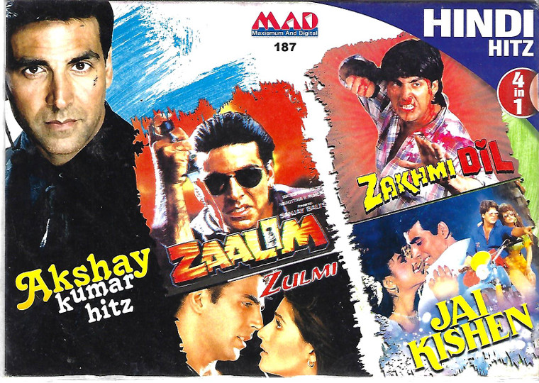 Akshay Kumar Hitz-Zaalim,Zulmi,Jai Kishen,Zakhmi (  4 IN1 )