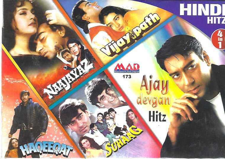 Ajay Devgan Hit-Naajayaz,Vijay Path,Suhaag,Haqeeqat ( 4 IN 1 )