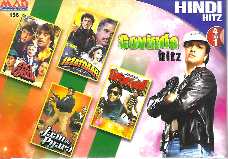 Govinda Hitz-Do  Qaidi,Izzatdaar,Taaqatwar,Jaan Se Pyara ( 4 IN 1) 