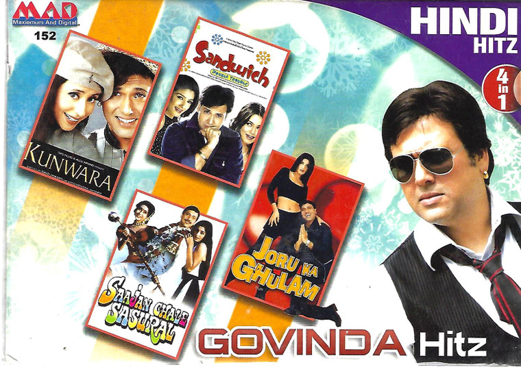 Govinda Hitz-Kunwara,Sandwich,Saajan Chale Sasural,Joru Ka Ghulam ( 4 IN 1) 