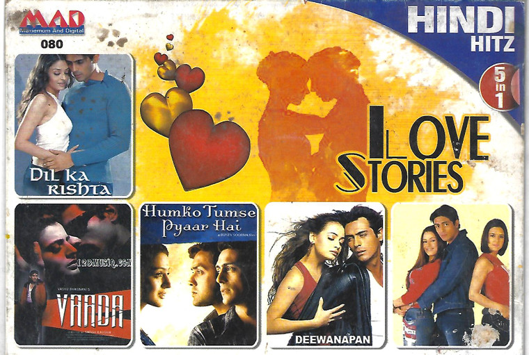 I Love Stories-Dil Ka Rishta,Vaada,Humko Tumse Pyaar  Hai,Deewanapan, Dil Hai Tumhara ( 5 IN 1 )