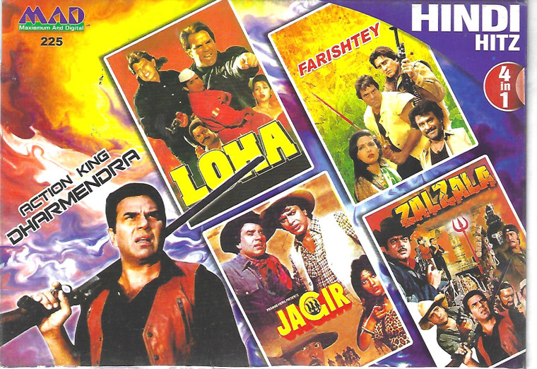 Dharmendra Hitz-Loha,Farishtey,Zalzala,Jagir ( 4 IN 1 )