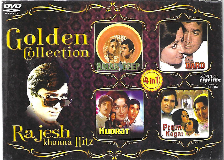 Golden Collection-Rajesh Khanna-Kudrat,Prem Nagar,Amardeep,Dard ( 4 IN 1 )