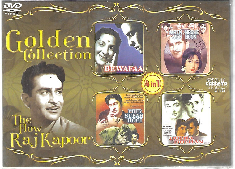 Golden Collection Raj Kapoor-Bewafaa,Main Nashe Men Hoon,Phir Subah Hogi,Dulha Dulhan (4 IN 1 )