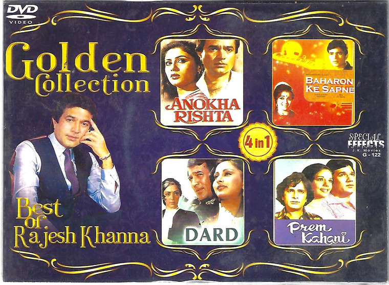 Golden Collection Rajesh Kumar-Anokha Rishta,Baharon Ke Sapne,Dard,Prem Kahani (4 IN 1 )
