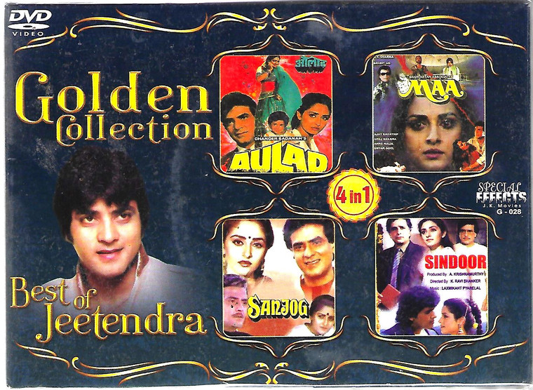 Golden Collection Jeetendra-Aulad,Maa,Sanjog,Sindoor  (4 IN 1 )