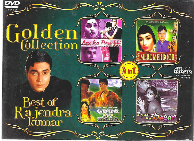 Golden Collection rajendra Kumar-Aas Ka Panchhi,Mere Mehboob,Gora Aur Kala,Pyar Ka Sagar (4 IN 1 )