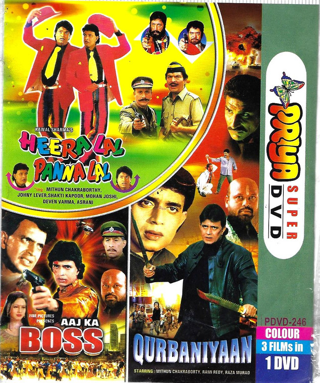 Heeralal Pannalal,Aaj Ka Boss,Qurbaniyaan/ 3IN 1