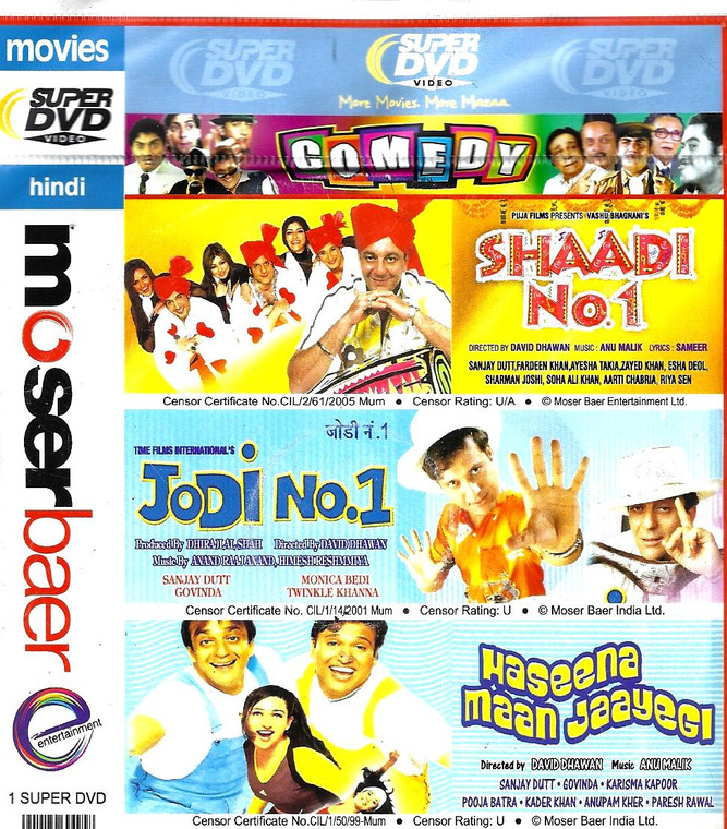 Shaadi No.1,Jodi No.1,Haseena Maan Jaayegi / 3 IN 1