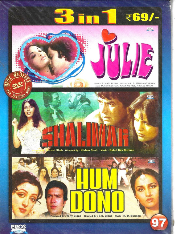 Julie,Shalimar,Hum Dono / 3 IN 1
