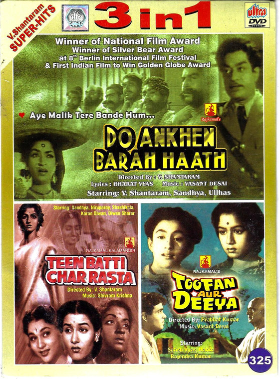 Do Ankhen Barah Haath,Teen Batti Char Rasta,Toofan Aur Deeya / 3 IN 1