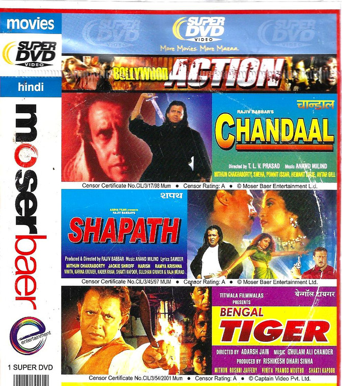 Chandaal,Shapath,Bengal Tiger / 3 IN 1