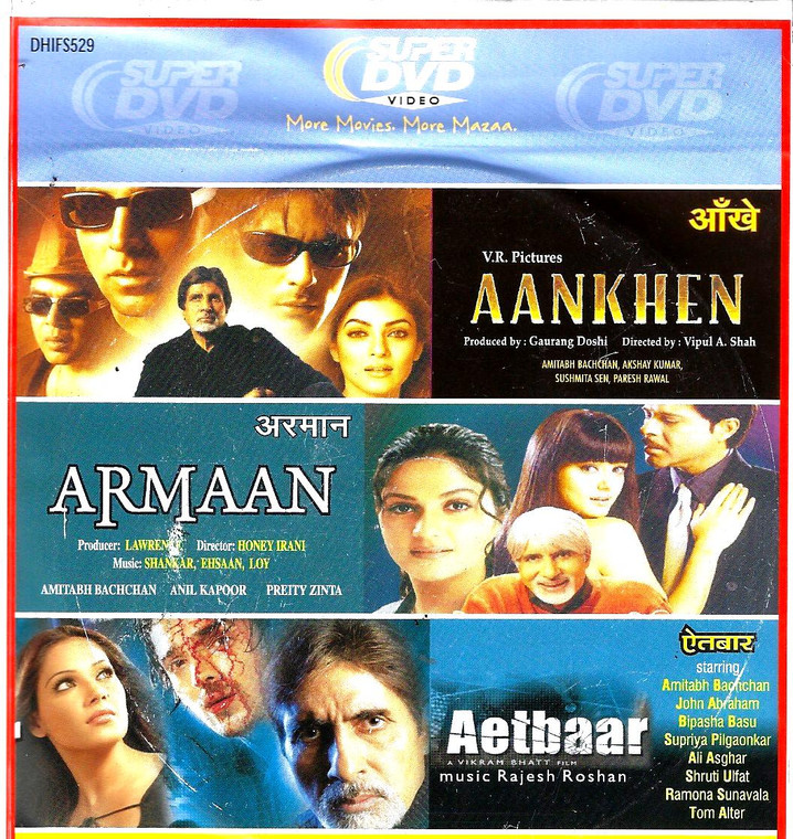 Aankhen,Armaan,Aetbaar / 3 IN 1