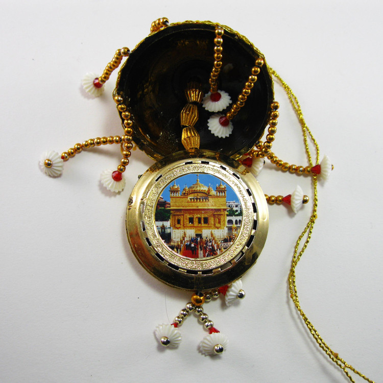 Golden Temple & 10 Gurus Mirror Carousel (small)