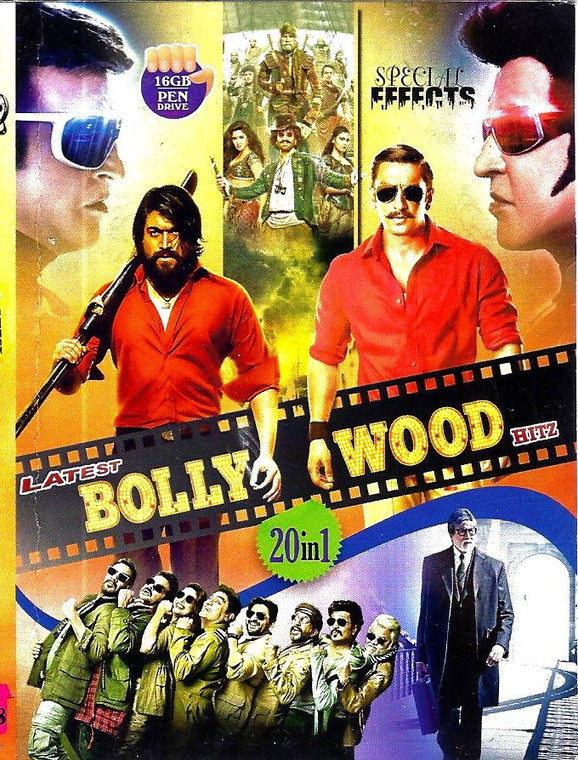Latest Bollywood Hitz 20  IN 1 USB 