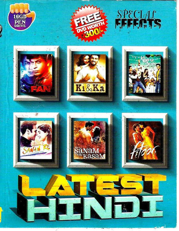 Latest Hindi 6 Movie In 1 USB ( HD)