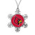 59715 Louisville Cardinals Snowflake Christmas Ornament