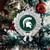 61946 Michigan State Wreath Christmas Ornament