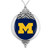 57471 Michigan Wolverines Bulb Ornament