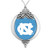 57471 North Carolina Tarheels Bulb Christmas Ornament 57471 North Carolina Tarheels Bulb Christmas Ornament