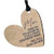 Wooden Christmas Ornament, Mom Design, 3.25 in Diameter