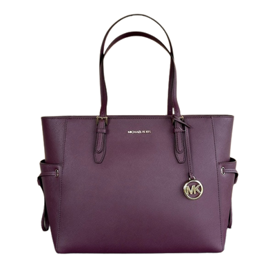 Michael Kors Gilly Large Drawstring Leather Top-Zip Travel Tote Bag ...