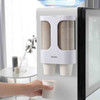 Eco-Smart 200ml White Water Cups In Standard Dispenser