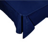 Tablecloth Blue Navy Rectangle Plastic